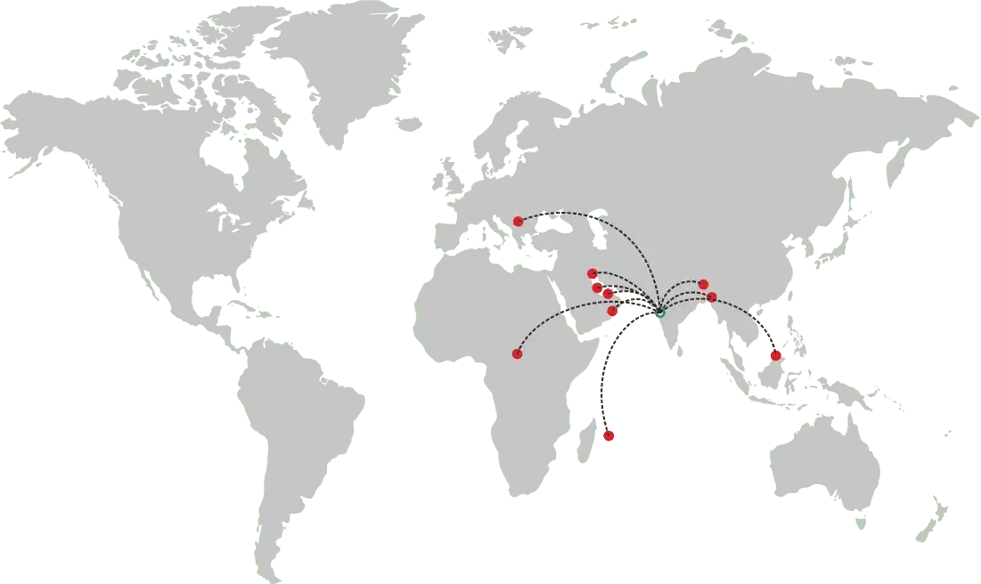 World-Map-Export Export in Countries